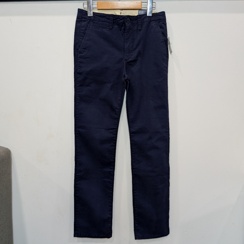 GAP | Boys Navy Adjustable Waist Lived In Chino w/ Washwell Uniform Pants